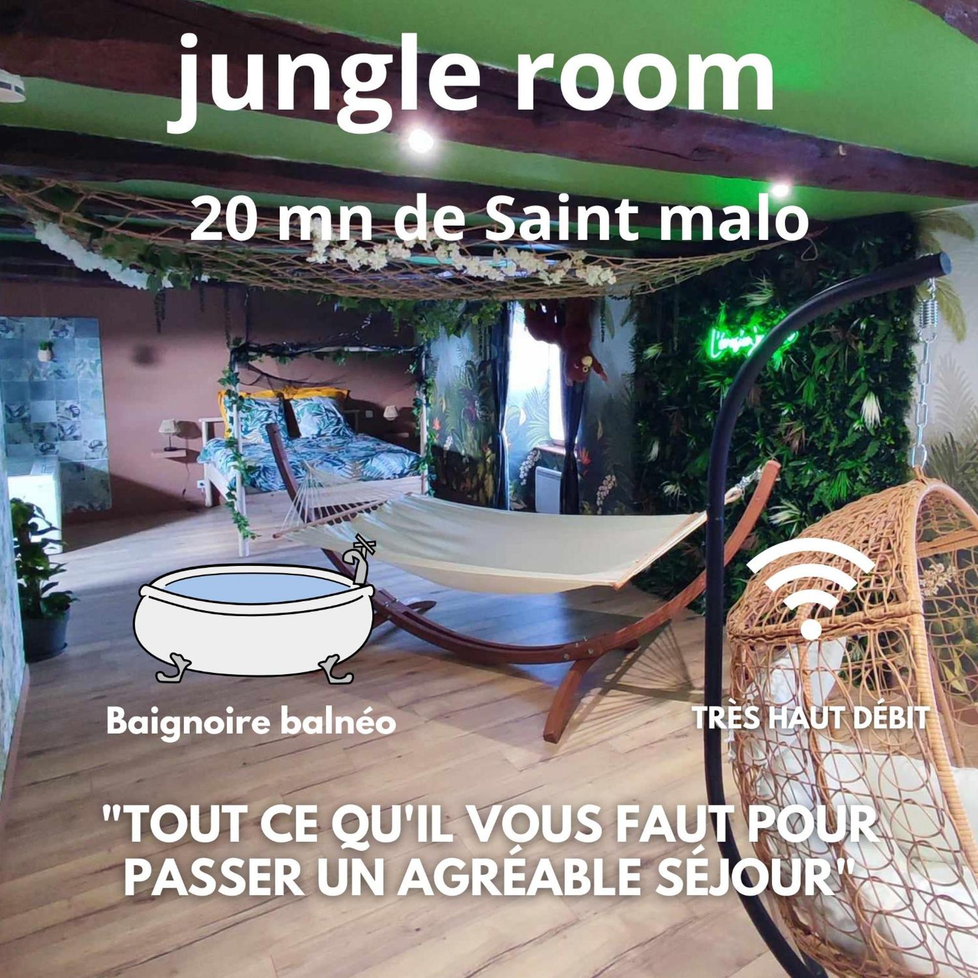 L'Evasion Jungle Apartment Saint-Pierre-de-Plesguen Екстериор снимка